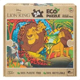 The Lion King|Puzzle Infantil The Lion King Dupla face 24 Peças 70 x 1,5 x 50 cm (12 Unidades)
