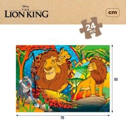 The Lion King|Puzzle Infantil The Lion King Dupla face 24 Peças 70 x 1,5 x 50 cm (12 Unidades)
