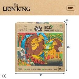The Lion King|Puzzle Infantil The Lion King Dupla face 24 Peças 70 x 1,5 x 50 cm (12 Unidades)