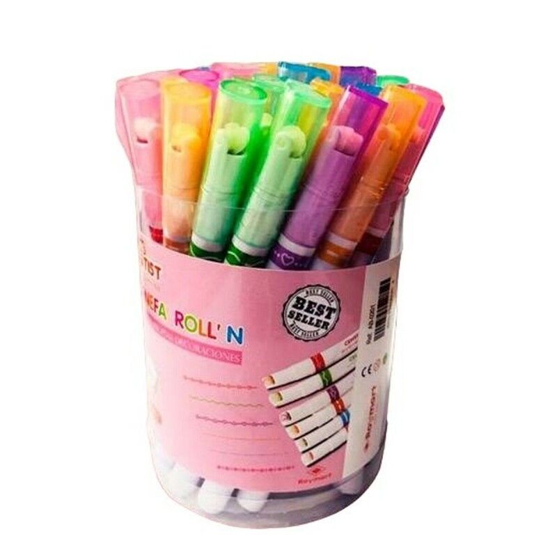 Roymart|Conjunto de Canetas de Feltro Roymart Cenefa Roll'N 36 Peças Multicolor Roymart|Conjunto de Canetas de Feltro Roymart Cenefa Roll'N 36 Peças Multicolor