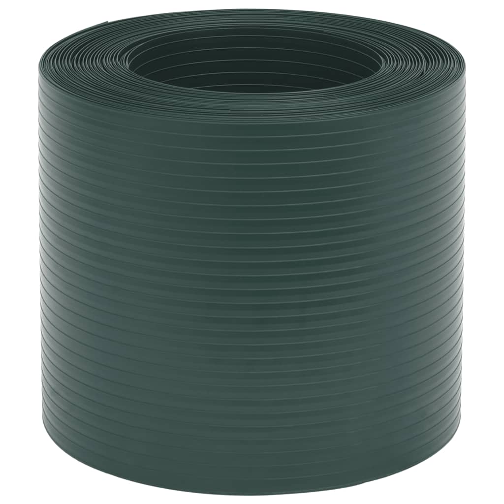 vidaXL Telas privacidade p/ jardim 10 pcs 252,5x19 cm PVC verde