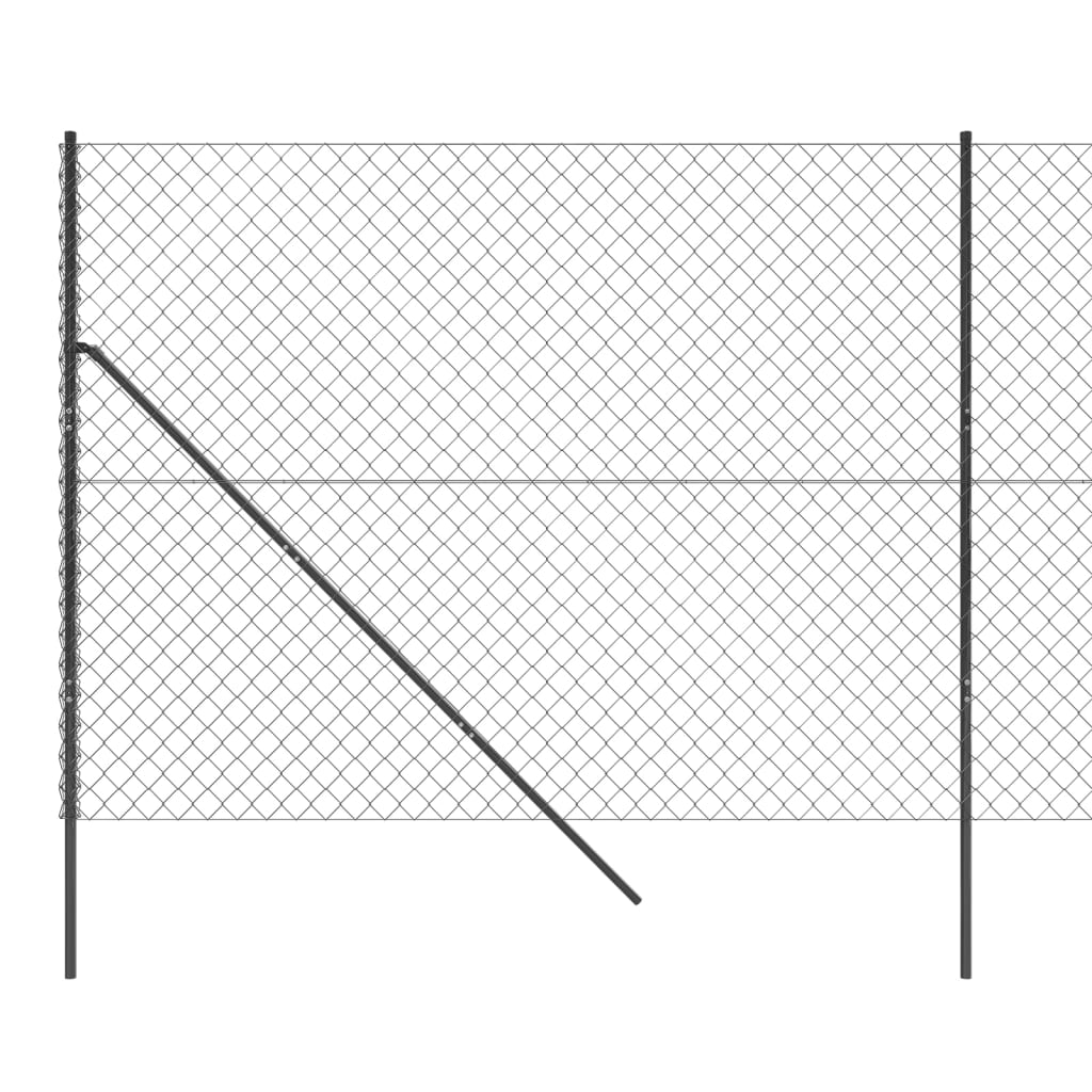 vidaXL Cerca de arame 1,8x10 m antracite