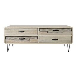 DKD Home Decor|Móvel de TV DKD Home Decor Metal Madeira de paulónia (115 x 61 x 43 cm)