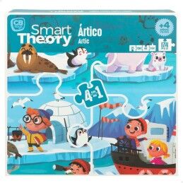 Colorbaby|Puzzle Infantil Colorbaby Artic 4 em 1 174 Peças 136 x 34 cm (6 Unidades)