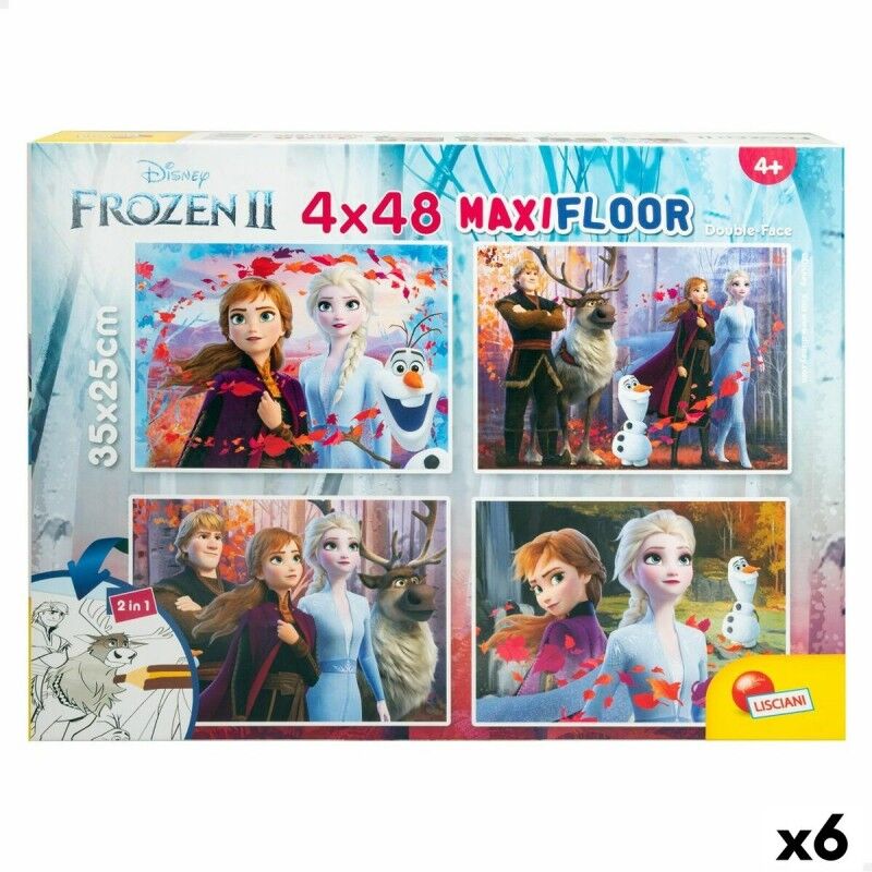 Frozen|Puzzle Infantil Frozen Dupla face 4 em 1 48 Peças 35 x 1,5 x 25 cm (6 Unidades) Frozen|Puzzle Infantil Frozen Dupla face 4 em 1 48 Peças 35 x 1,5 x 25 cm (6 Unidades)