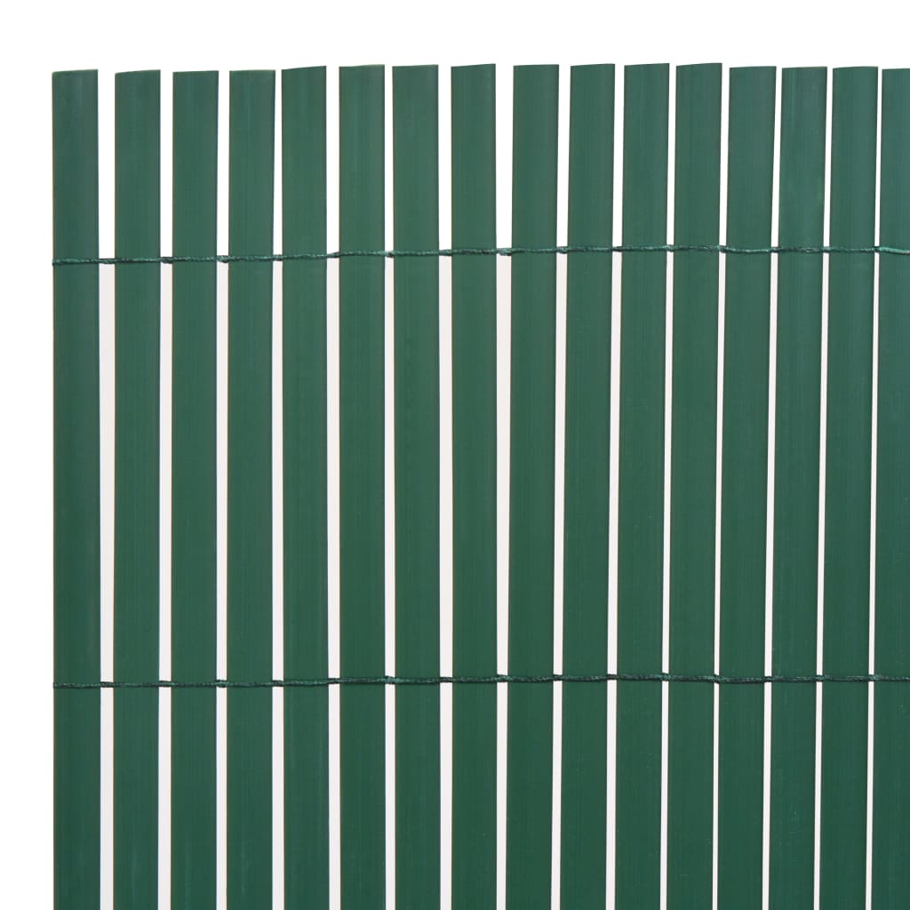 vidaXL Cerca de jardim dupla face 110x400 cm verde