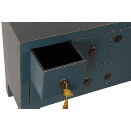 DKD Home Decor|Móvel de TV DKD Home Decor Abeto Azul escuro Madeira MDF 130 x 24 x 51 cm