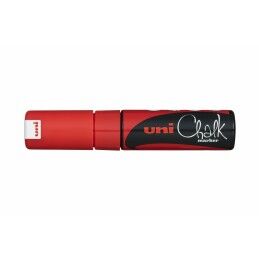 Uni-Ball|Marcadores de giz líquido Uni-Ball PWE-8K Vermelho (6 Peças) (6 Unidades)