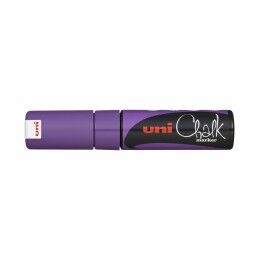 Uni-Ball|Marcadores de giz líquido Uni-Ball PWE-8K Violeta (6 Peças) (6 Unidades)