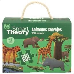 Colorbaby|Puzzle Infantil Colorbaby Wild Animals 60 Peças 60 x 44 cm (6 Unidades)