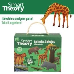 Colorbaby|Puzzle Infantil Colorbaby Wild Animals 60 Peças 60 x 44 cm (6 Unidades)