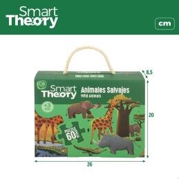 Colorbaby|Puzzle Infantil Colorbaby Wild Animals 60 Peças 60 x 44 cm (6 Unidades)