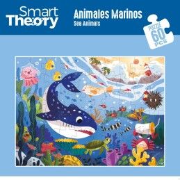 Colorbaby|Puzzle Infantil Colorbaby Sea Animals 60 Peças 60 x 44 cm (6 Unidades)