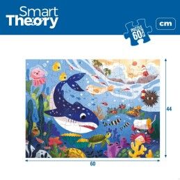 Colorbaby|Puzzle Infantil Colorbaby Sea Animals 60 Peças 60 x 44 cm (6 Unidades)