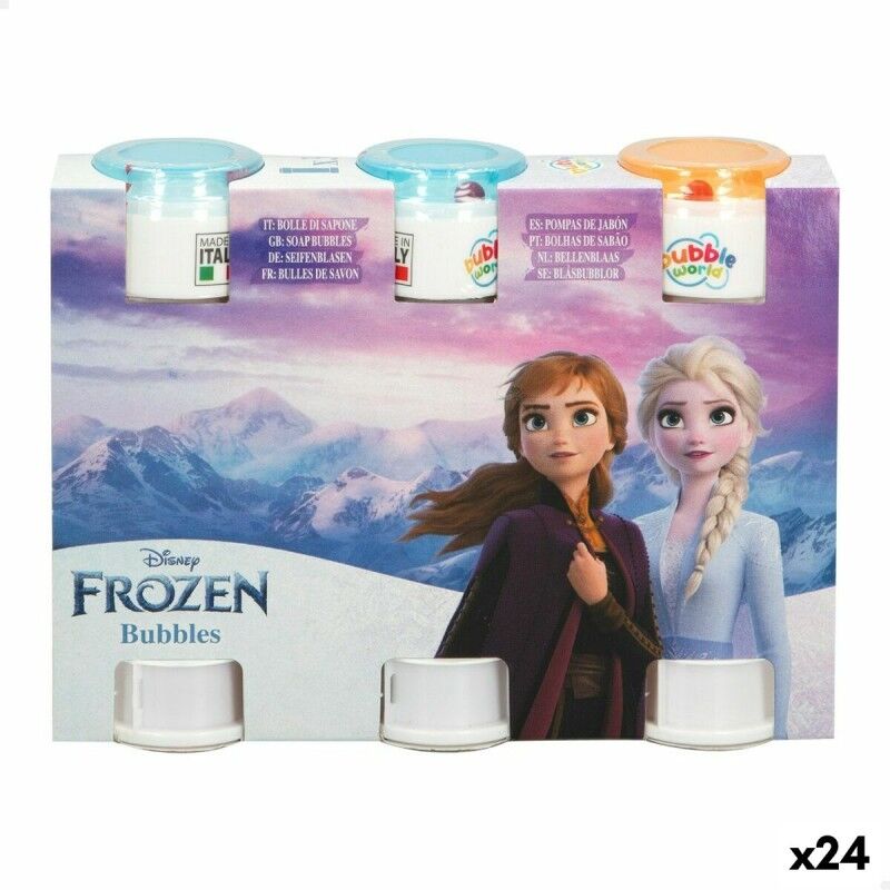 Frozen|Bubble blower set Frozen 3 Peças 60 ml (24 Unidades) Frozen|Bubble blower set Frozen 3 Peças 60 ml (24 Unidades)