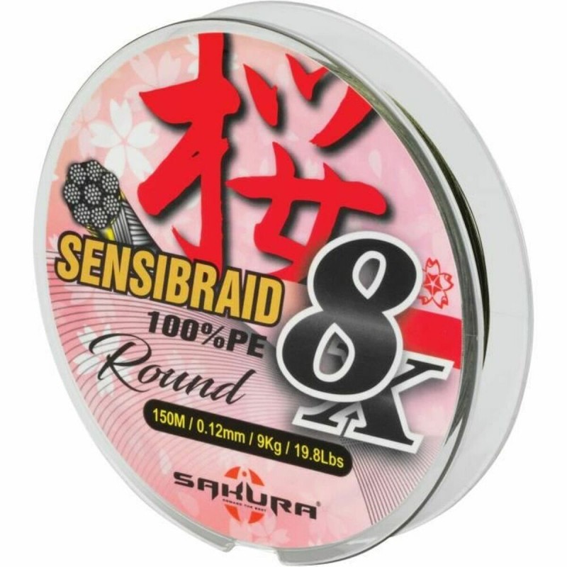 Fio de pesca SAKURA Sensibraid 8 150 m 0,15 mm