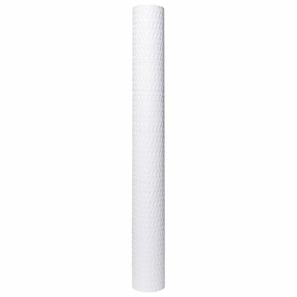 vidaXL Tela de varanda 300x90 cm vime PE branco