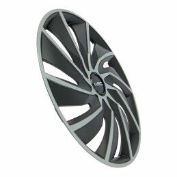 WRC|Tapacubos WRC 7598 Cinzento Preto/Cinzento 15" 4 Peças