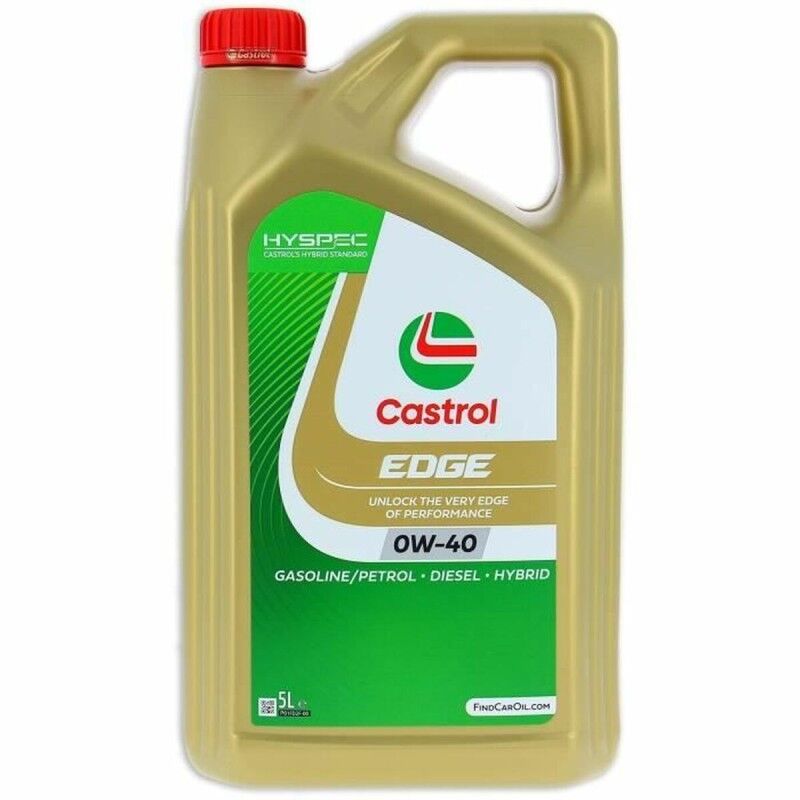 Castrol|Óleo de motor Castrol Edge Gasolina Diesel Híbrido 0w40 5 L Castrol|Óleo de motor Castrol Edge Gasolina Diesel Híbrido 0w40 5 L