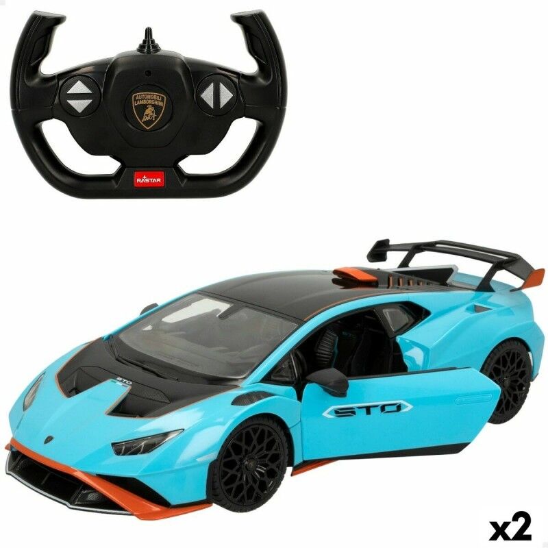 Lamborghini|Carro Rádio Controlo Lamborghini Huracán STO Azul 1:14 (2 Unidades)