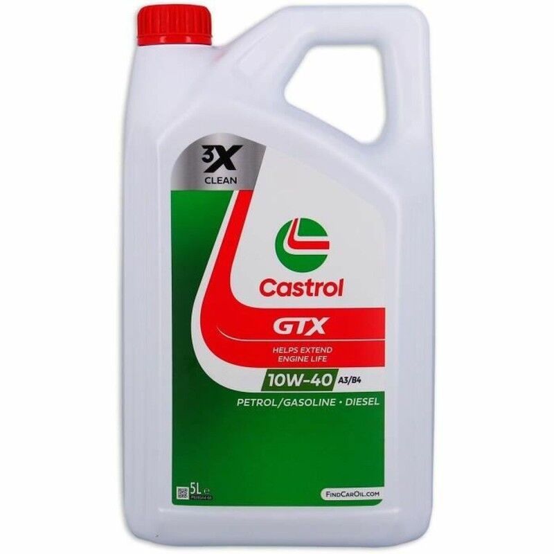 Castrol|Óleo de motor Castrol GTX Gasolina Diesel 10W40 5 L