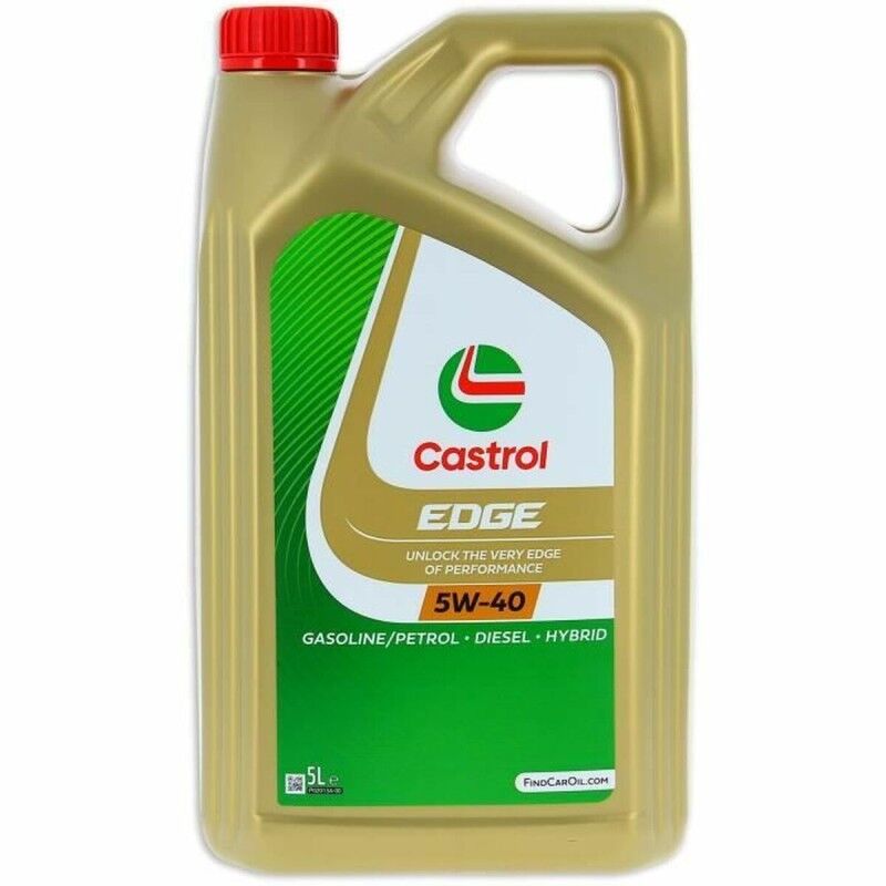 Castrol|Óleo de motor Castrol Edge Gasolina Diesel Híbrido 5W40 5 L Castrol|Óleo de motor Castrol Edge Gasolina Diesel Híbrido 5W40 5 L