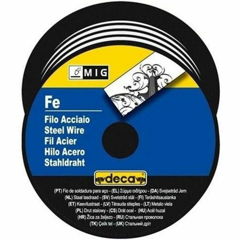 Deca|Fio de aço para soldadura Deca 0,6 mm Deca|Fio de aço para soldadura Deca 0,6 mm