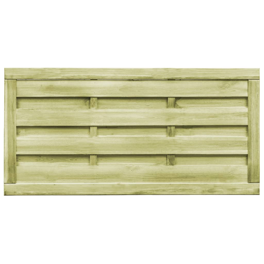 vidaXL Portão de jardim 2 pcs 150x75 cm pinho impregnado verde