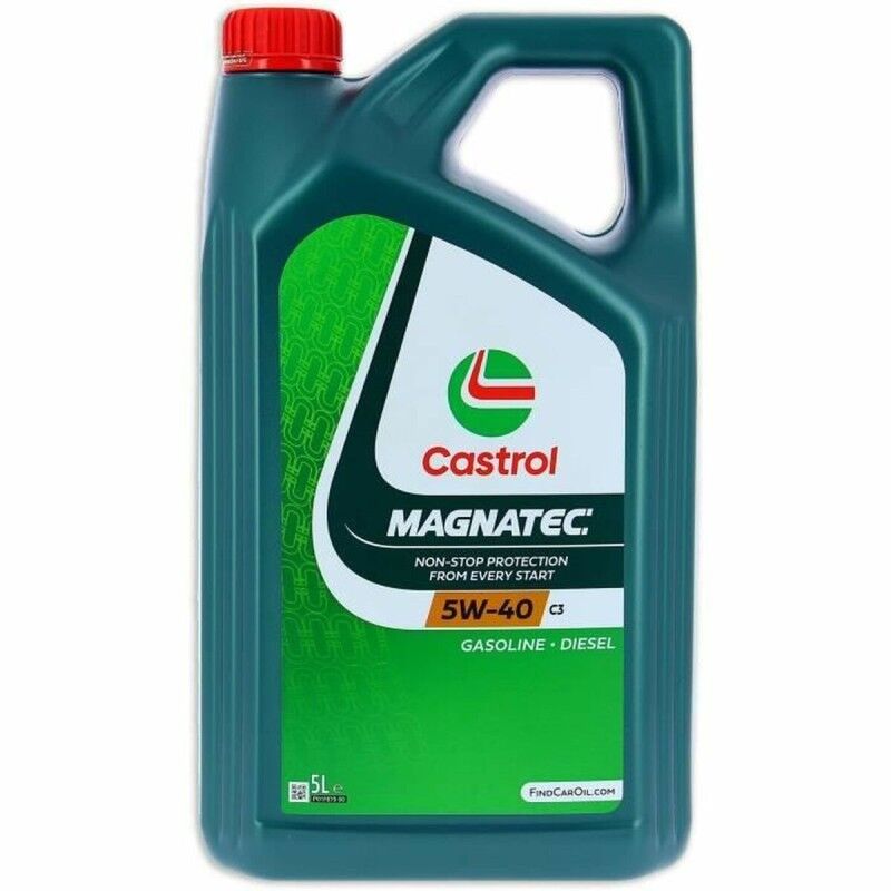 Castrol|Óleo de motor Castrol Magnatec Gasolina Diesel 5W40 5 L Castrol|Óleo de motor Castrol Magnatec Gasolina Diesel 5W40 5 L