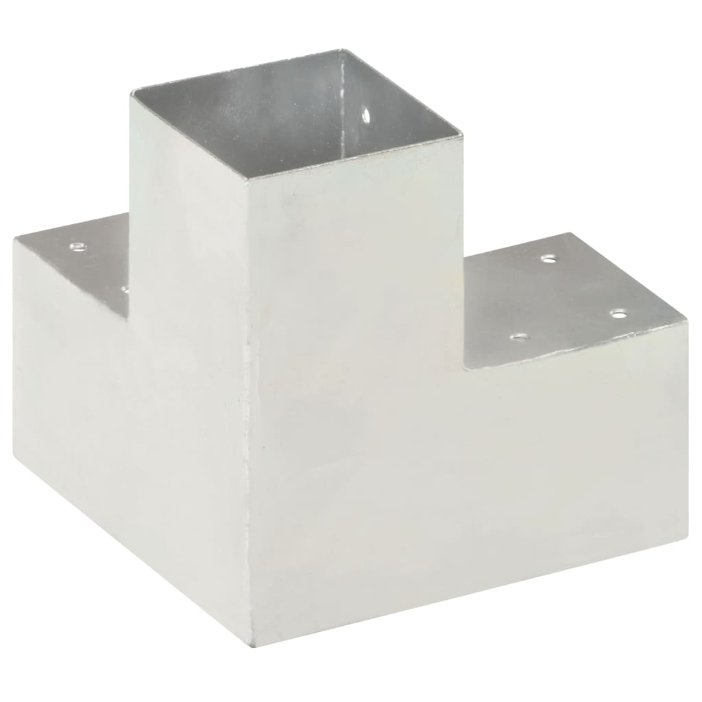 vidaXL Base para poste em forma de Y 91x91 mm metal galvanizado