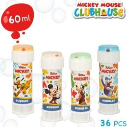 Mickey Mouse|Frasco para bolas de sabão Mickey Mouse 60 ml 3,8 x 11,5 x 3,8 cm (216 Unidades)