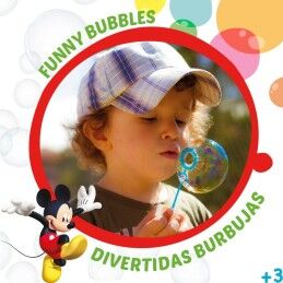 Mickey Mouse|Frasco para bolas de sabão Mickey Mouse 60 ml 3,8 x 11,5 x 3,8 cm (216 Unidades)