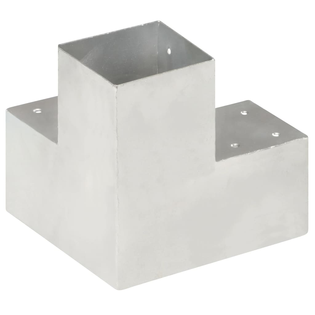 vidaXL Base para poste em forma de Y 101x101 mm metal galvanizado