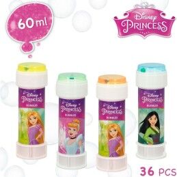 Disney Princess|Frasco para bolas de sabão Disney Princess 60 ml 3,8 x 11,5 x 3,8 cm (216 Unidades)