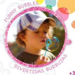 Disney Princess|Frasco para bolas de sabão Disney Princess 60 ml 3,8 x 11,5 x 3,8 cm (216 Unidades)