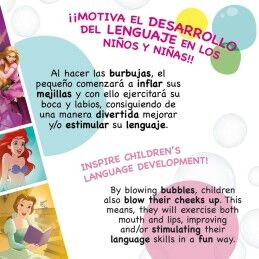 Disney Princess|Frasco para bolas de sabão Disney Princess 60 ml 3,8 x 11,5 x 3,8 cm (216 Unidades)