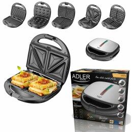 Adler|Sanduicheira Adler AD 3040 Preto Cinzento 1200 W