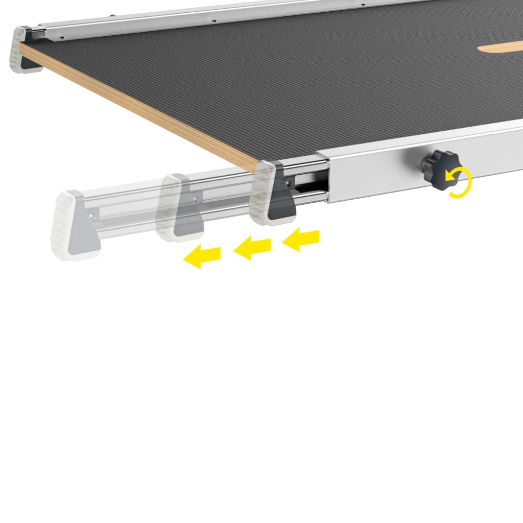 Hailo Plataforma de escadas TP1 alumínio