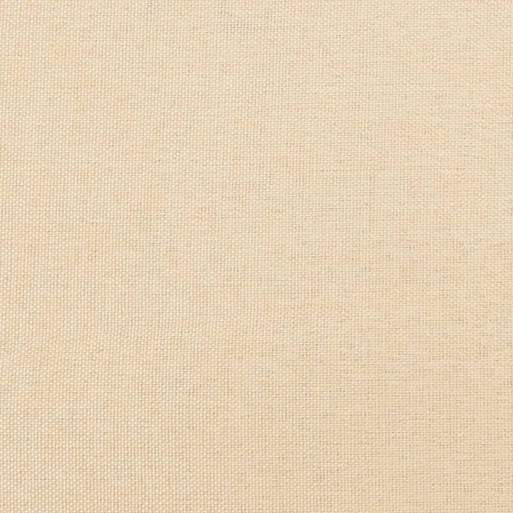 vidaXL Painel de parede 12 pcs 30x15 cm tecido 0,54 m² cor creme