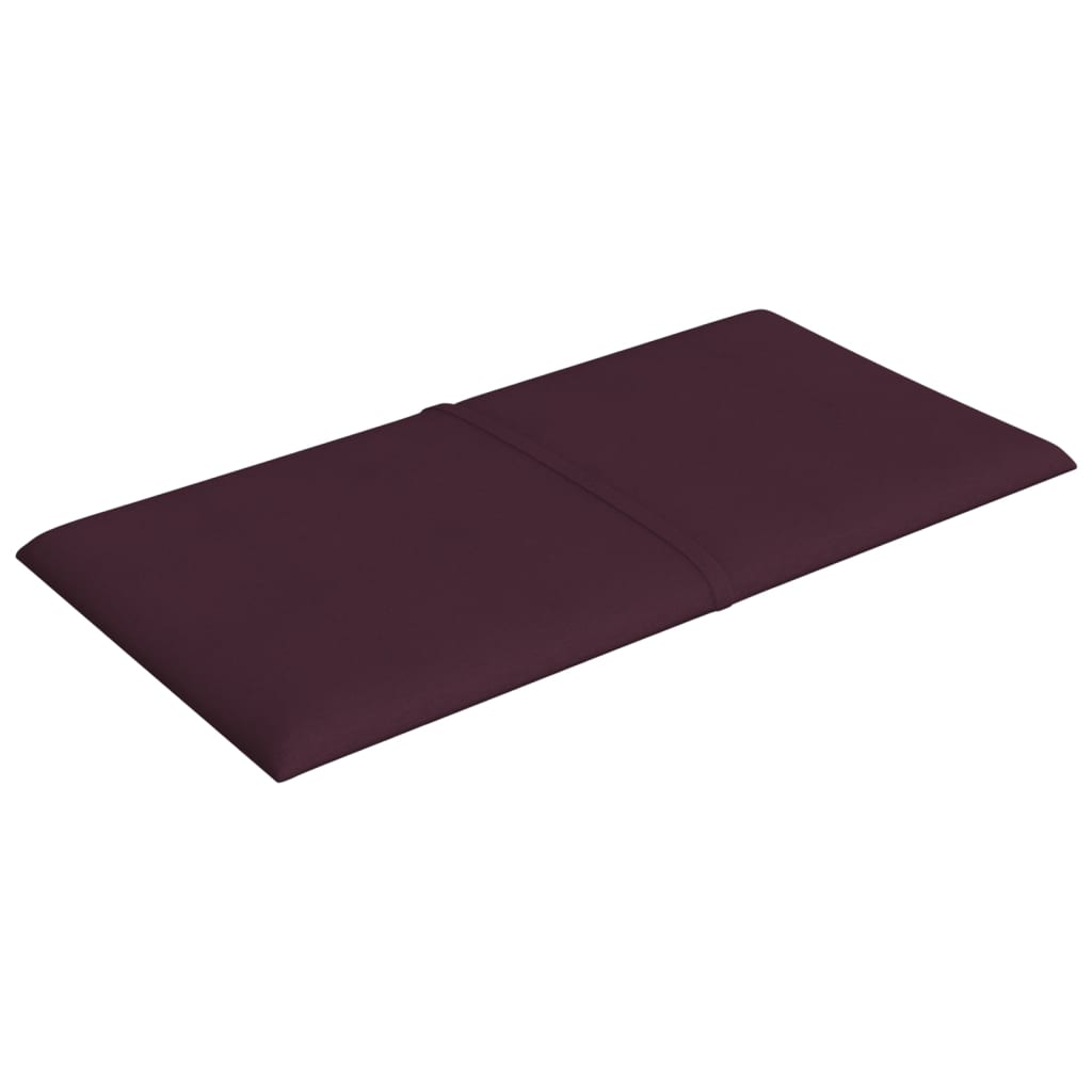 vidaXL Painel de parede 12 pcs 30x15 cm tecido 0,54 m² roxo