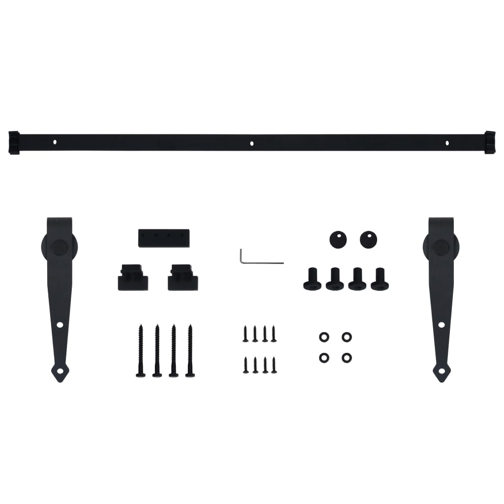 vidaXL Mini kit para armário deslizante aço carbono 122 cm