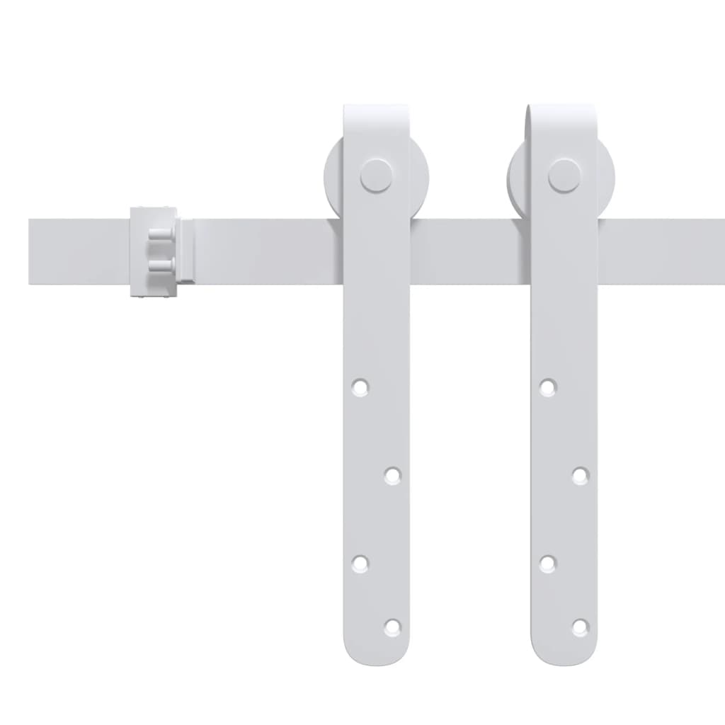 vidaXL Mini kit para armário deslizante aço carbono 200 cm branco