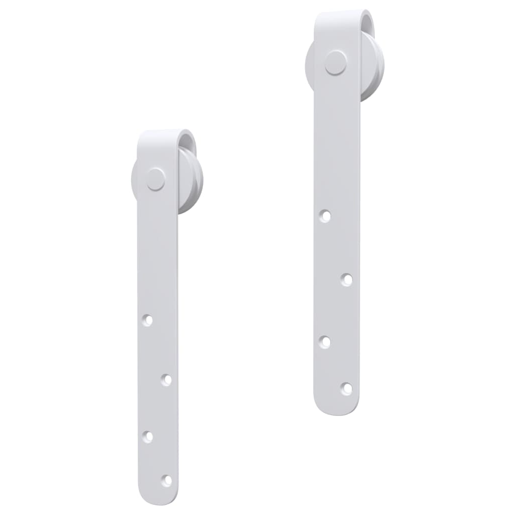 vidaXL Mini kit para armário deslizante aço carbono 200 cm branco