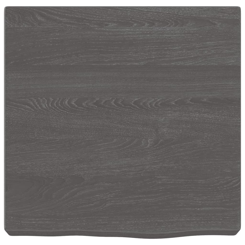 vidaXL Bancada p/ WC 40x40x(2-6)cm madeira tratada maciça castanho