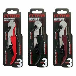 Cuyfor|Saca-rolhas com corta selos e abre garrafas Cuyfor 8423607130017 12,5 x 2,5 cm (24 Unidades) (12,5 x 2,5 cm)