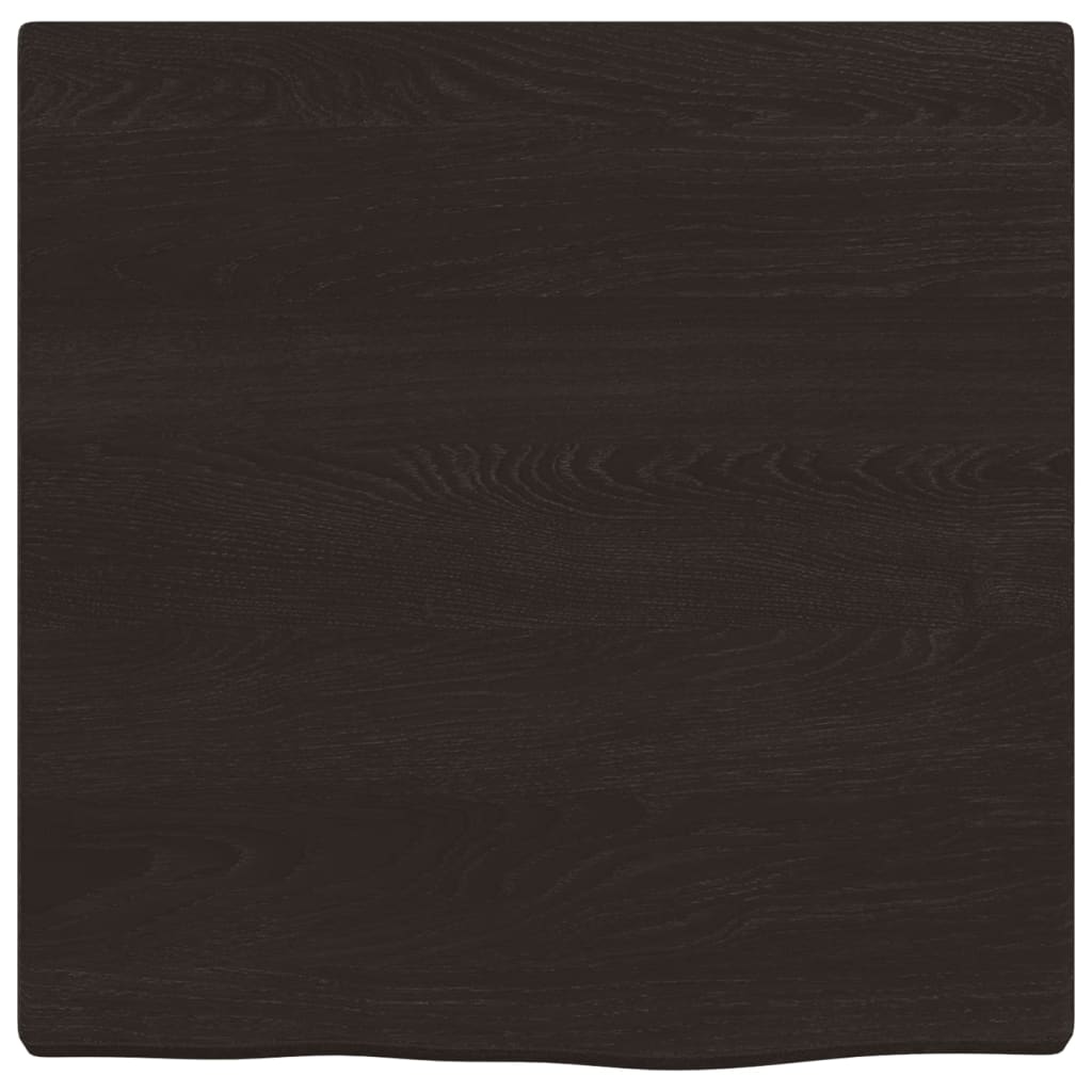 vidaXL Bancada p/ WC 40x40x(2-4)cm madeira tratada maciça castanho