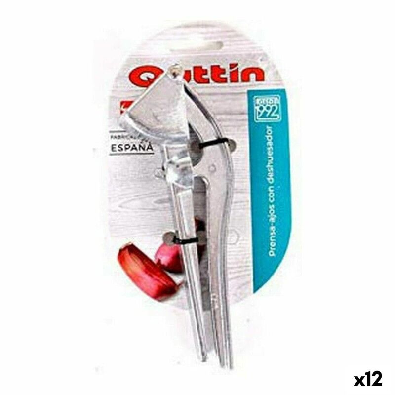 Quttin|Prensa de Alhos com Descaroçador Quttin 46527 16 x 6 x 3 cm (12 Unidades) Quttin|Prensa de Alhos com Descaroçador Quttin 46527 16 x 6 x 3 cm (12 Unidades)