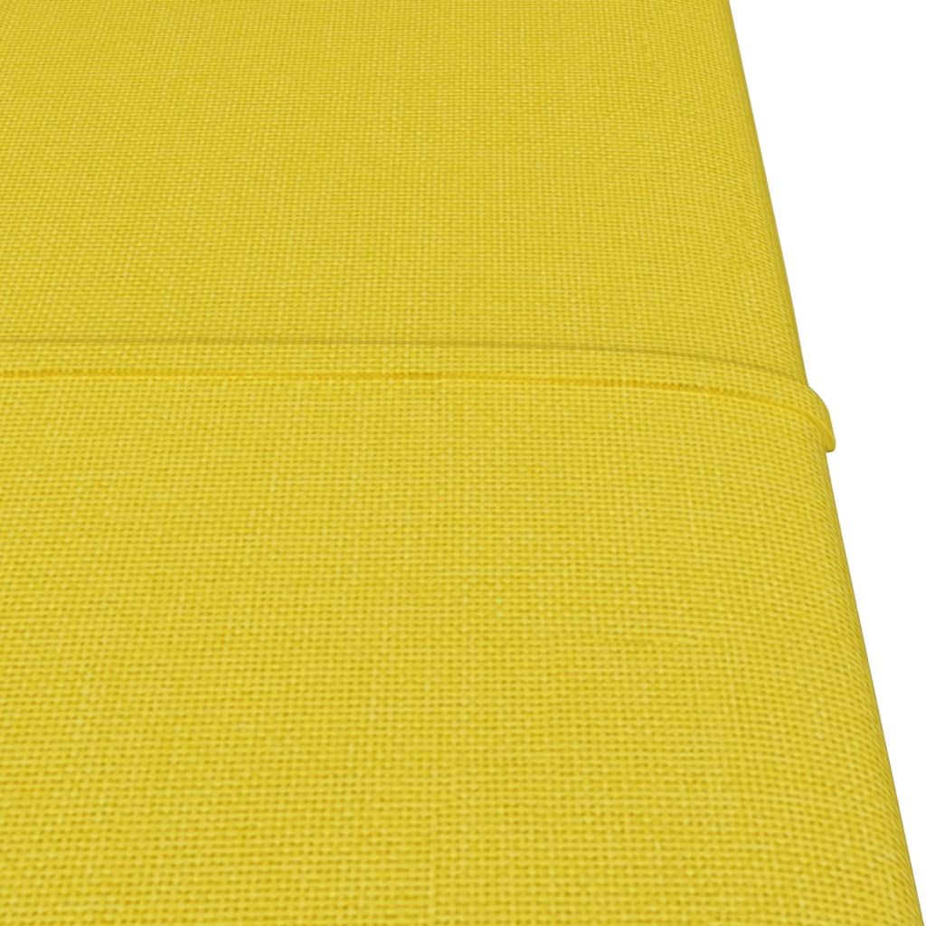 vidaXL Painel de parede 12 pcs 30x30 cm tecido 1,08 m² amarelo-claro