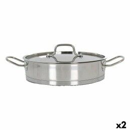 Quid|Panela com Tampa de Vidro Quid Metal Aço