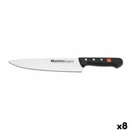 Quttin|Conjunto de Facas Quttin Nero Preto Prateado 3 Peças (12 Unidades)